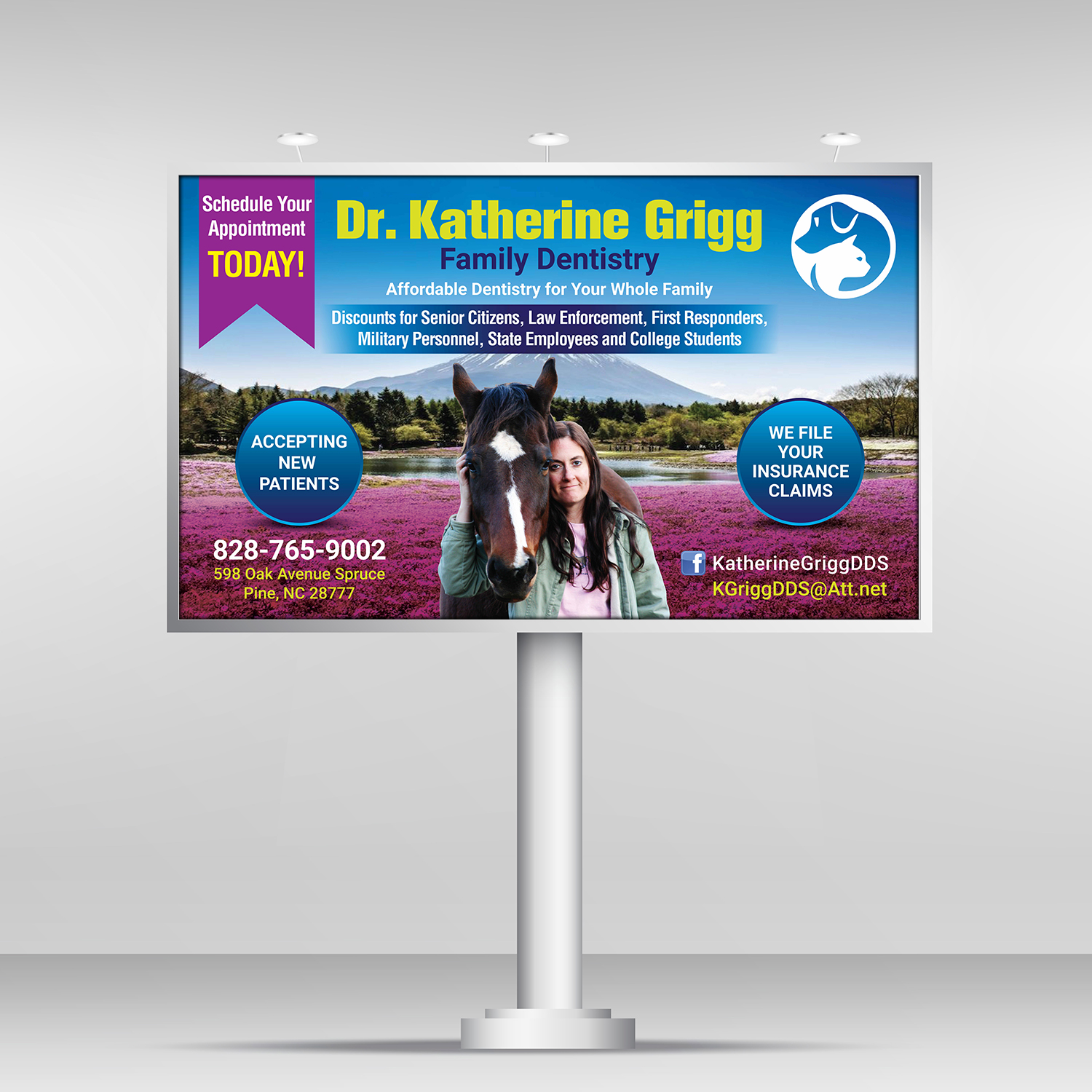 Signage Design by mmmarif1982 for In Stride Horsemanship | Design #16827806