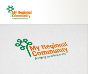 My.Regional.Community - bringing local idea to life | Logo Design by mrSergio