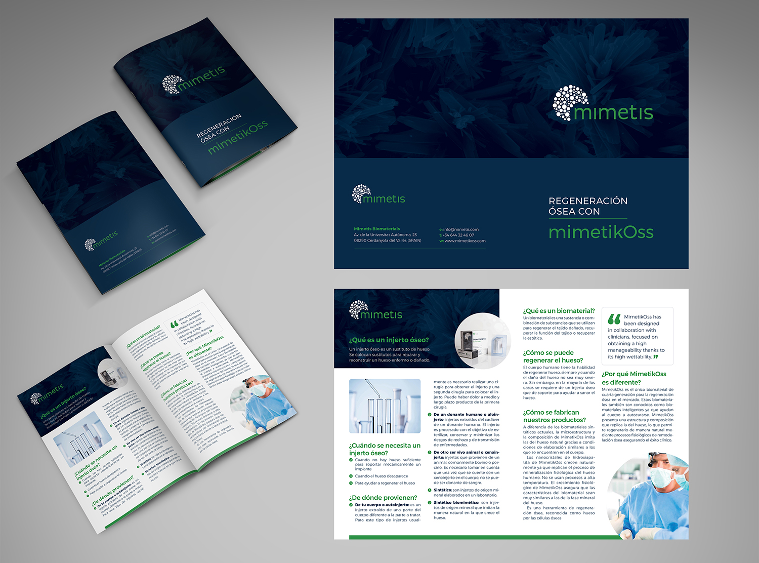 Flyer Design by Pixelon Studio for Mimetis Biomaterials | Design #16825394