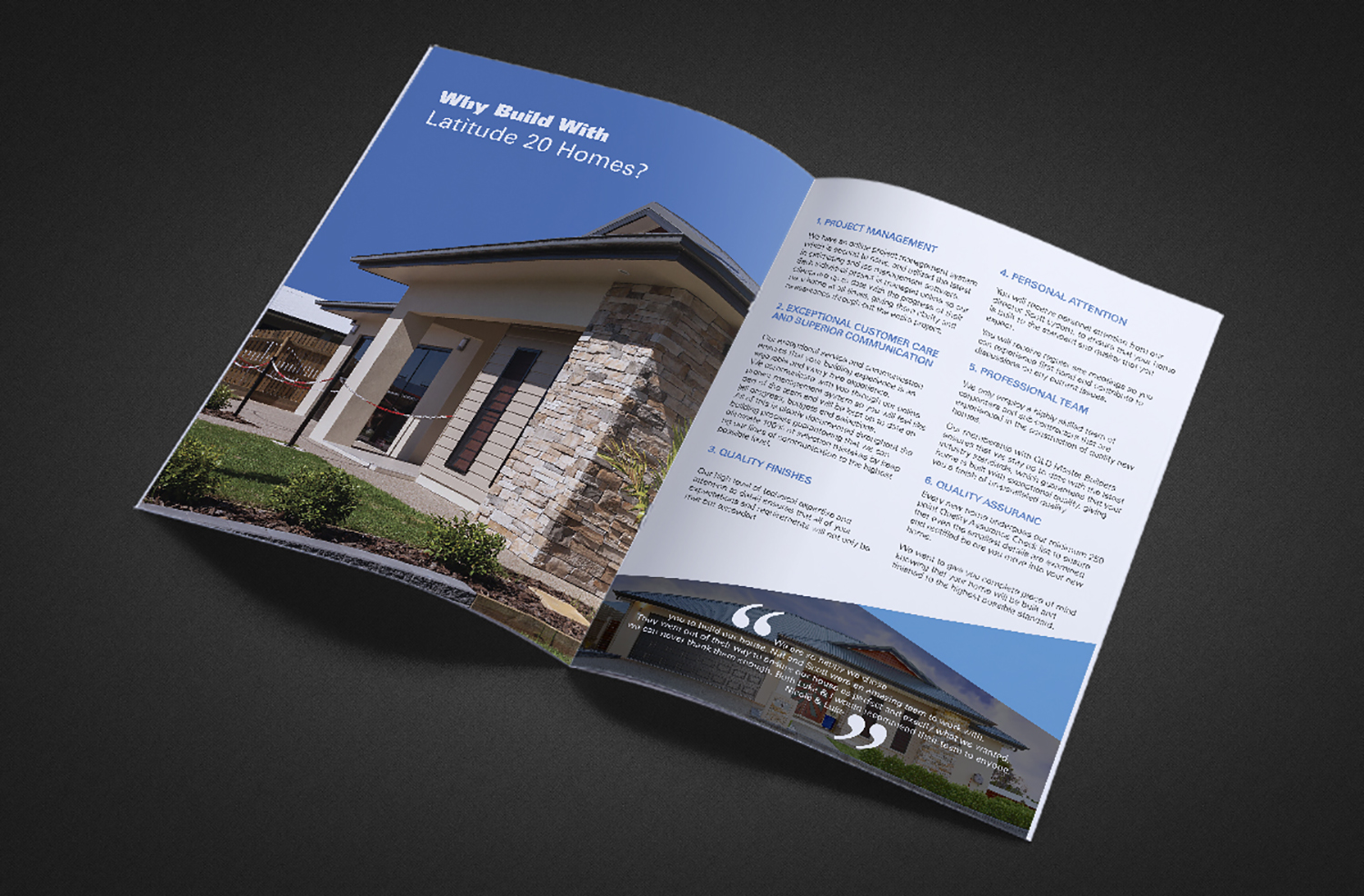Brochure Design by Deziners Zone for Latitude 20 Homes | Design #19026449