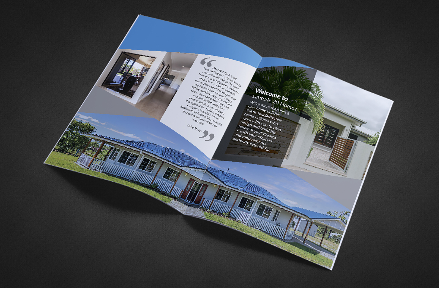 Brochure Design by Deziners Zone for Latitude 20 Homes | Design #19026451