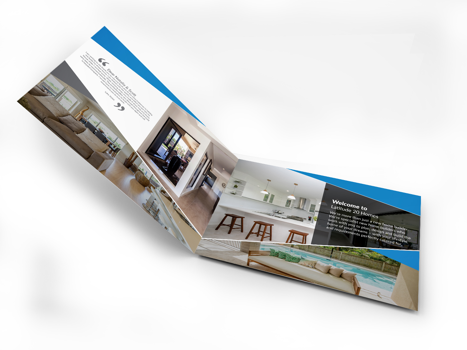 Brochure Design by Deziners Zone for Latitude 20 Homes | Design #19058765