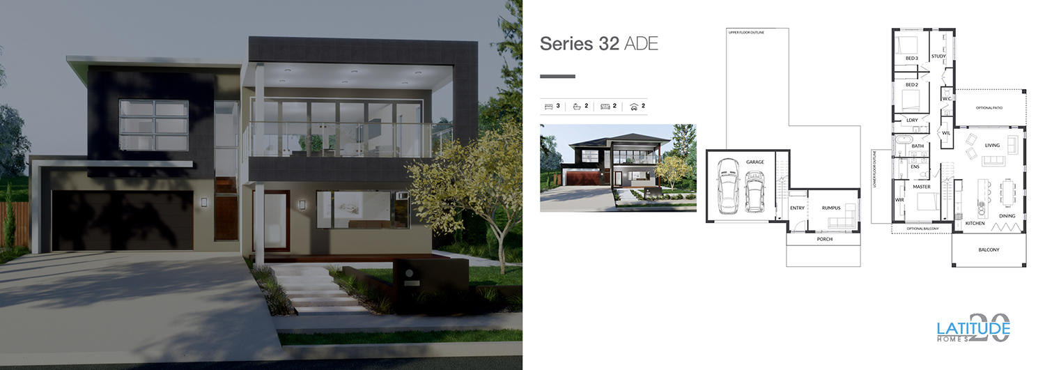 Brochure Design by em.design for Latitude 20 Homes | Design #19029159