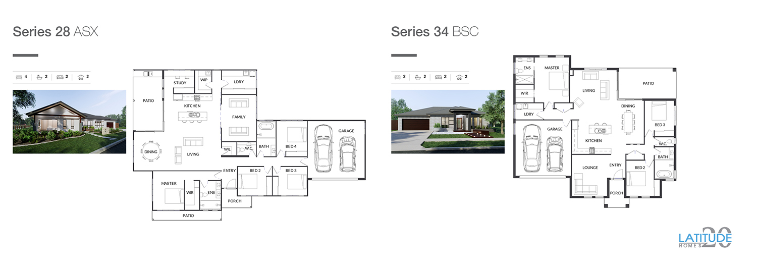 Brochure Design by em.design for Latitude 20 Homes | Design #19029167
