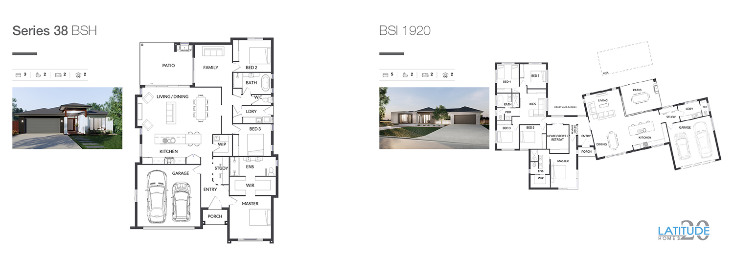 Brochure Design by em.design for Latitude 20 Homes | Design #19029169