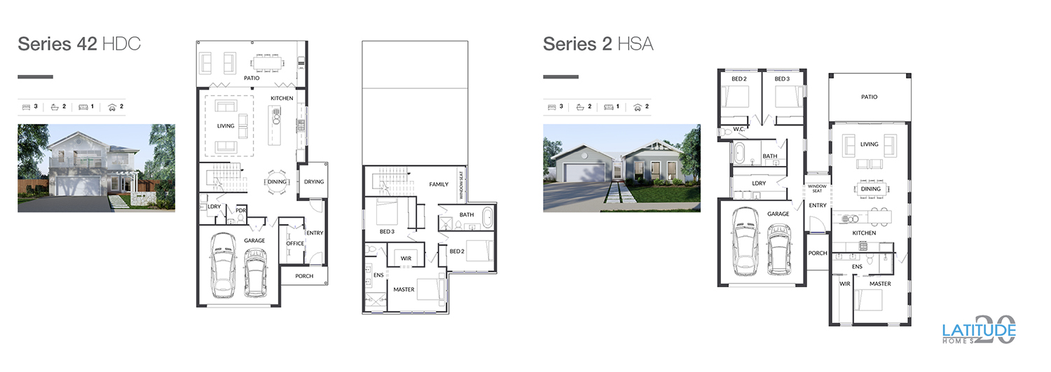 Brochure Design by em.design for Latitude 20 Homes | Design #19029175