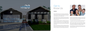 Brochure Design by em.design for Latitude 20 Homes | Design: #19047923