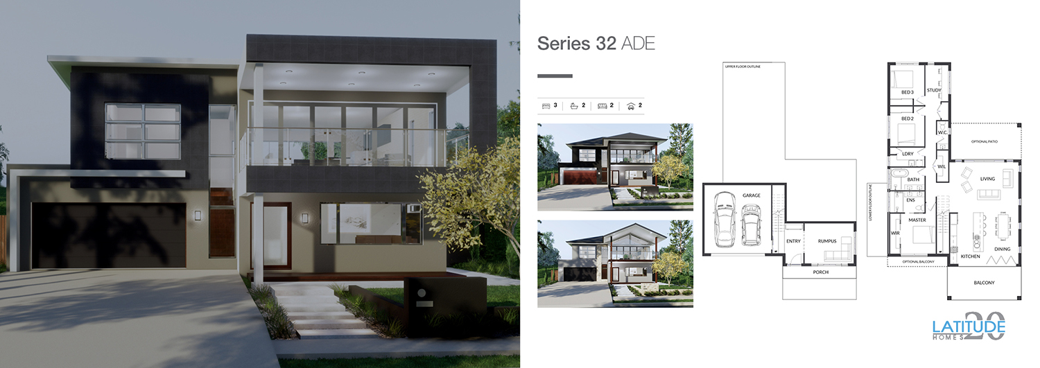 Brochure Design by em.design for Latitude 20 Homes | Design #19048326
