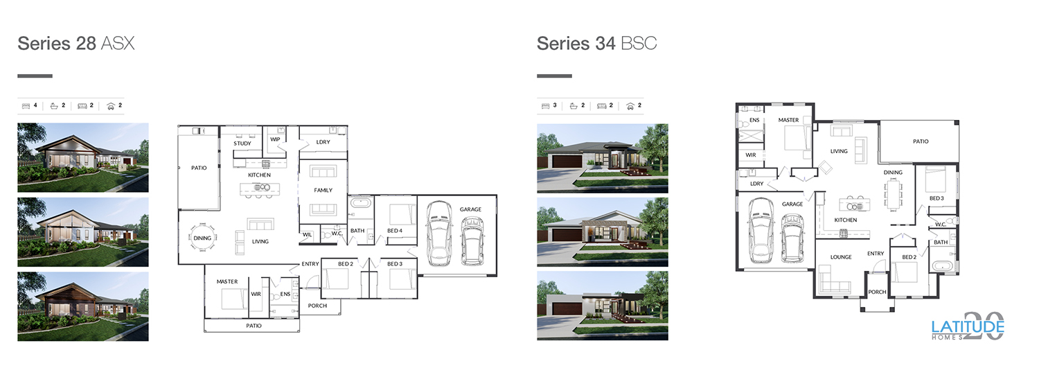Brochure Design by em.design for Latitude 20 Homes | Design #19048347
