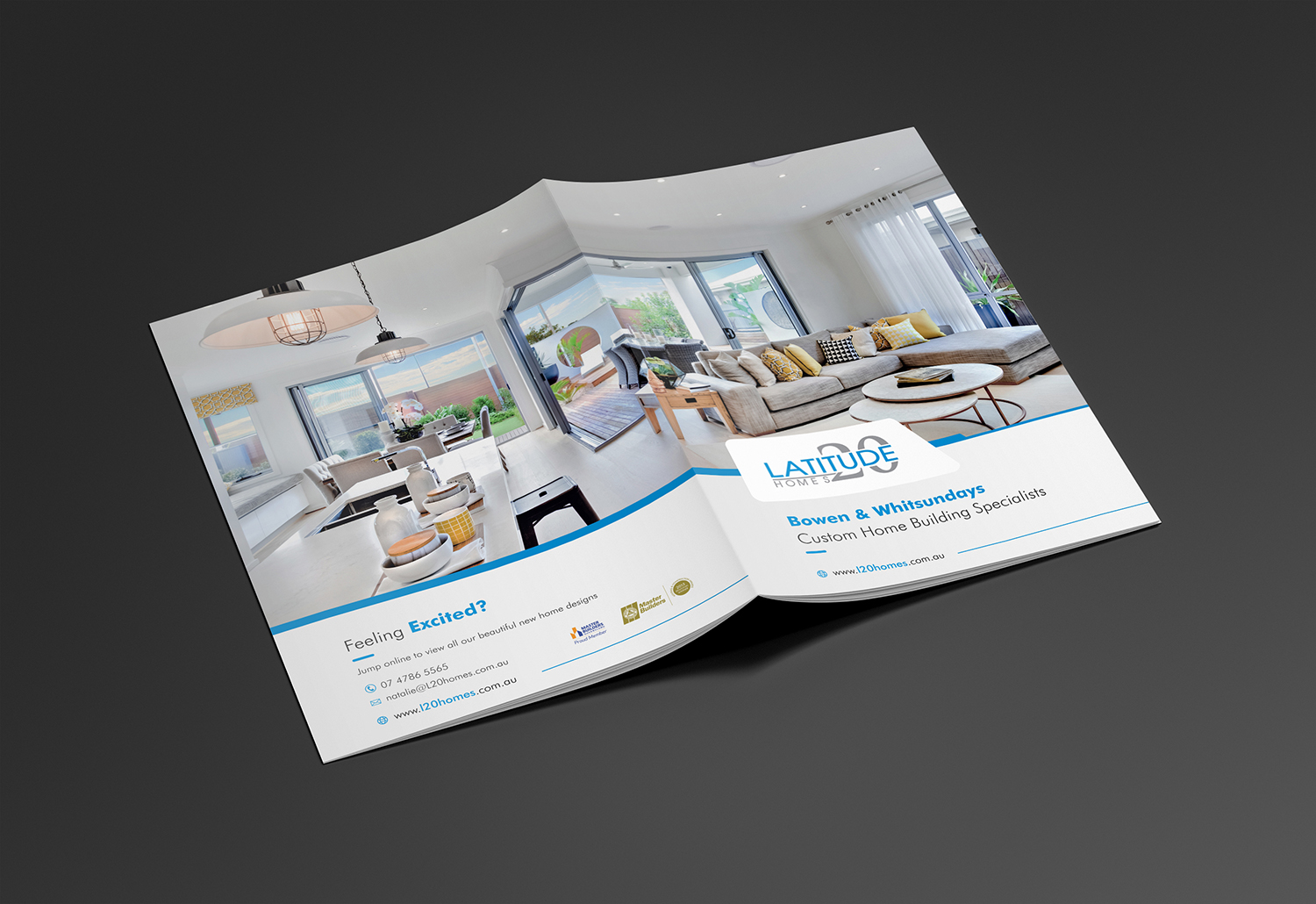 Brochure Design by ecorokerz for Latitude 20 Homes | Design #19026724