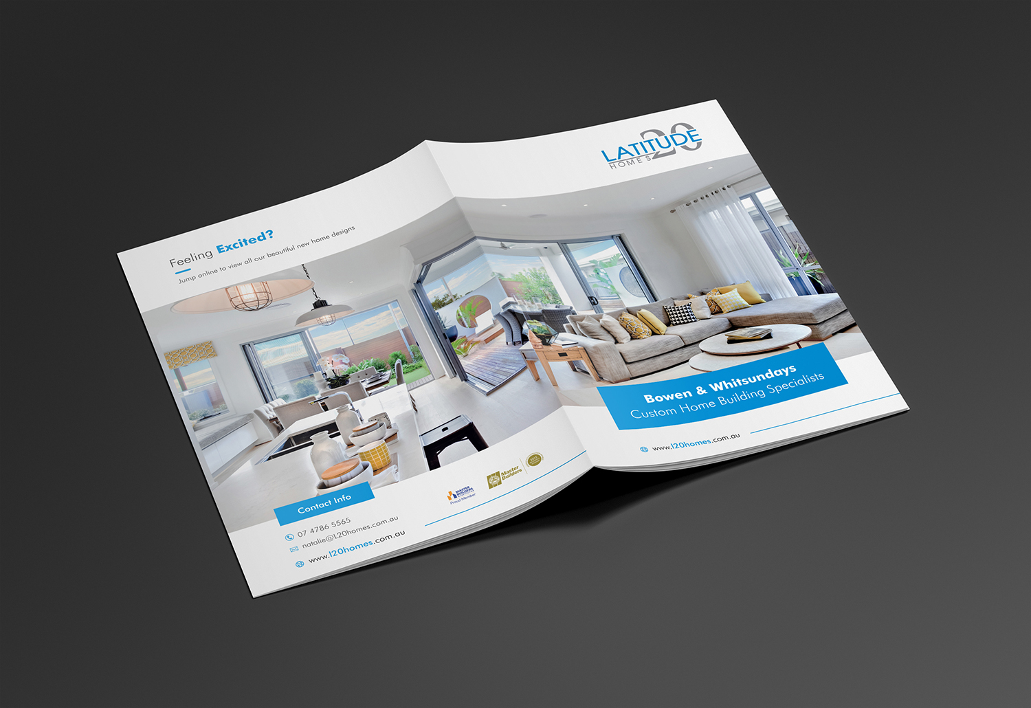 Brochure Design by ecorokerz for Latitude 20 Homes | Design #19026725