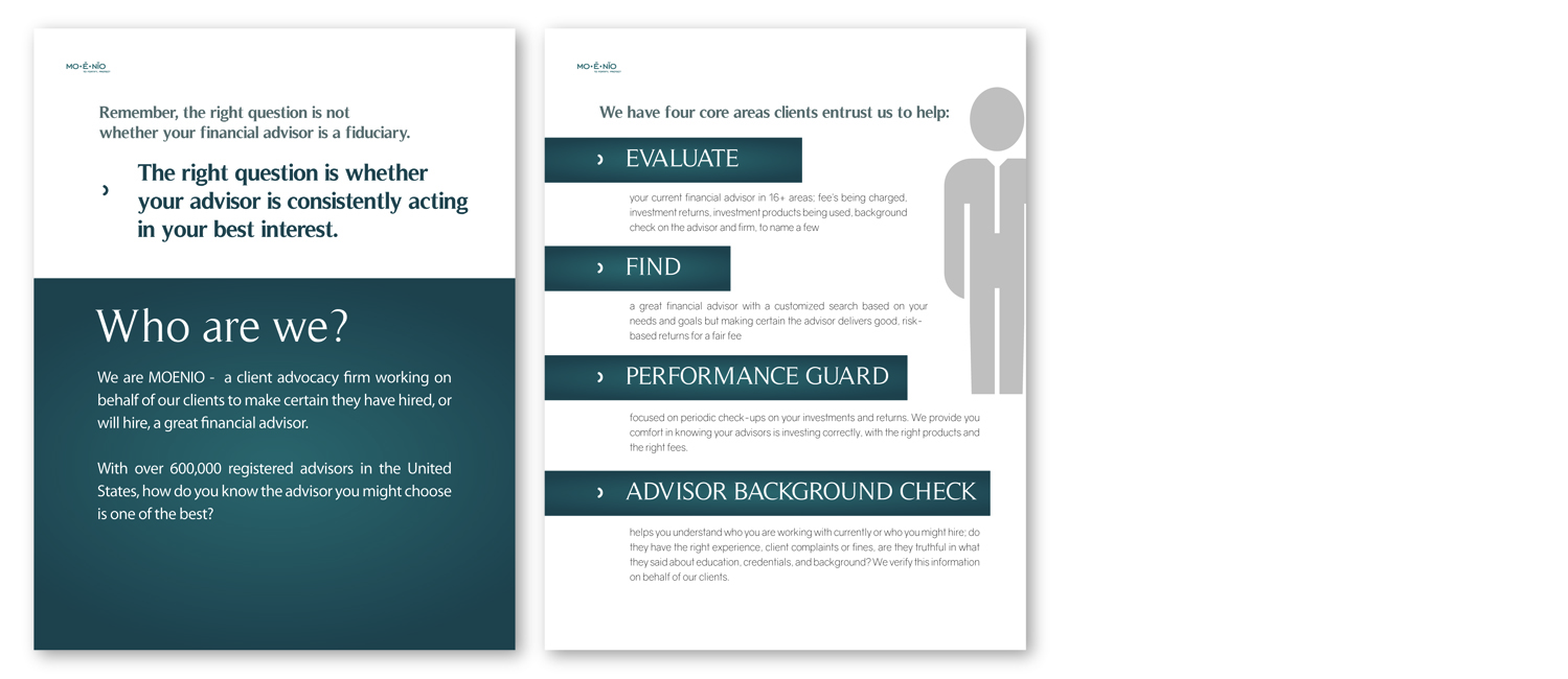 Newsletter Design by MJ for Moenio | Design #16881525