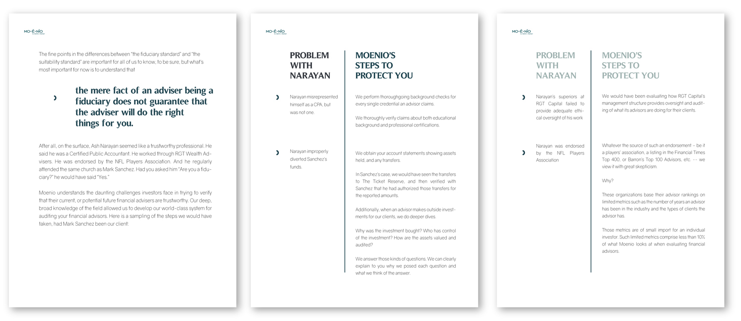 Newsletter Design by MJ for Moenio | Design #16881526