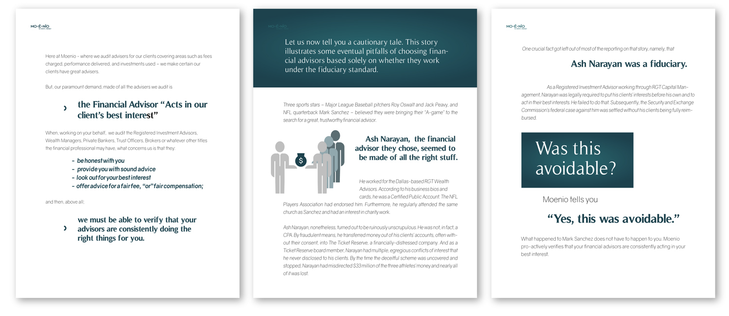 Newsletter Design by MJ for Moenio | Design #16881527