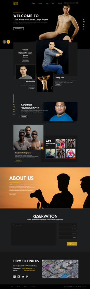 1,000  Words Photo Studio   ---  a picture is worth it  | Web Design by BuntarBG
