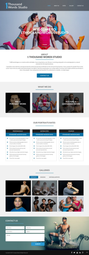Modern Personable Professional Photography Web Design By Pb Modern Personable Professional Photography Web Design By Pb