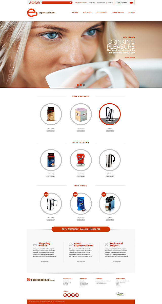 Web Design par FMatos pour JM Online Retail Services Ltd | Design #2757987