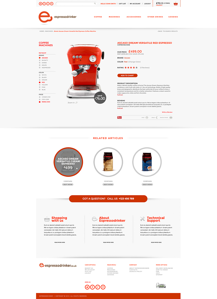 Web-Design von FMatos für JM Online Retail Services Ltd | Design #2759313