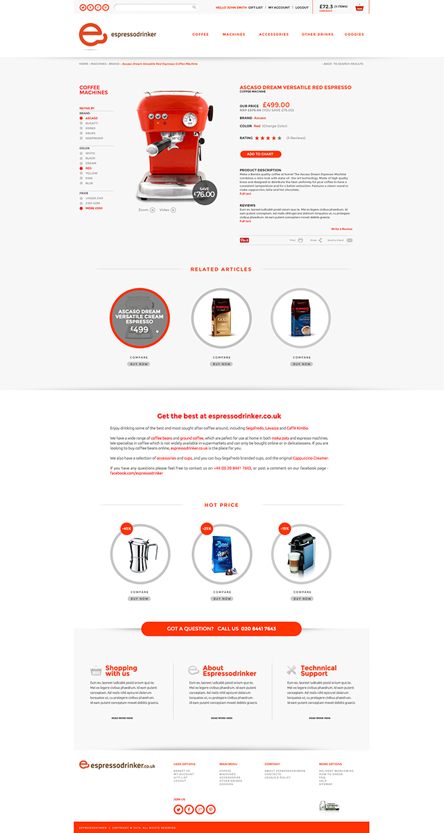 Web Design par FMatos pour JM Online Retail Services Ltd | Design #2942854