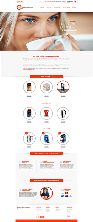 Web Design par FMatos pour JM Online Retail Services Ltd | Design #2966264