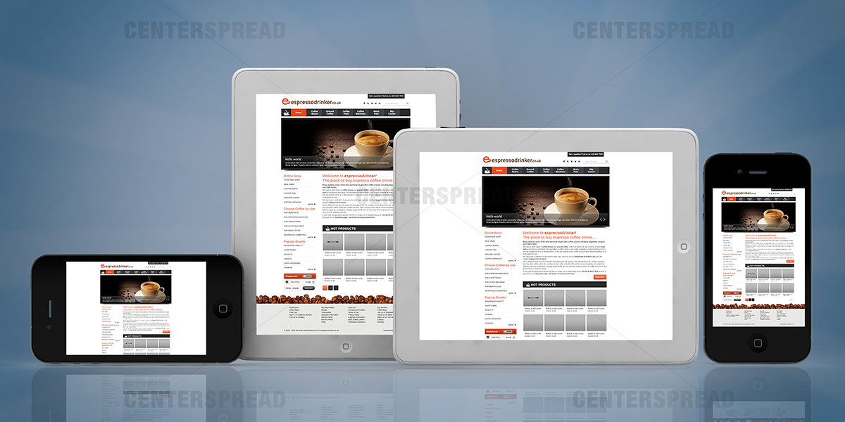 Web Design by CENTERSPREAD for JM Online Retail Services Ltd | Design #2681634