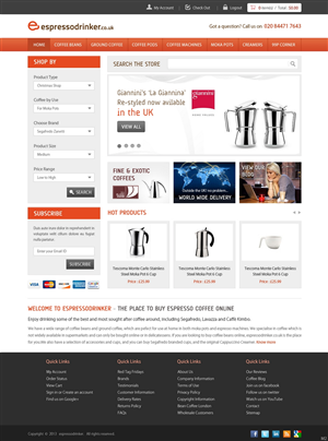 Web Design by pb for JM Online Retail Services Ltd | Design: #2682715
