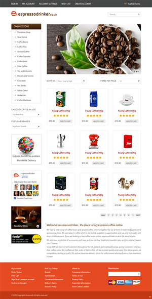 Web Design by pb for JM Online Retail Services Ltd | Design: #2688182
