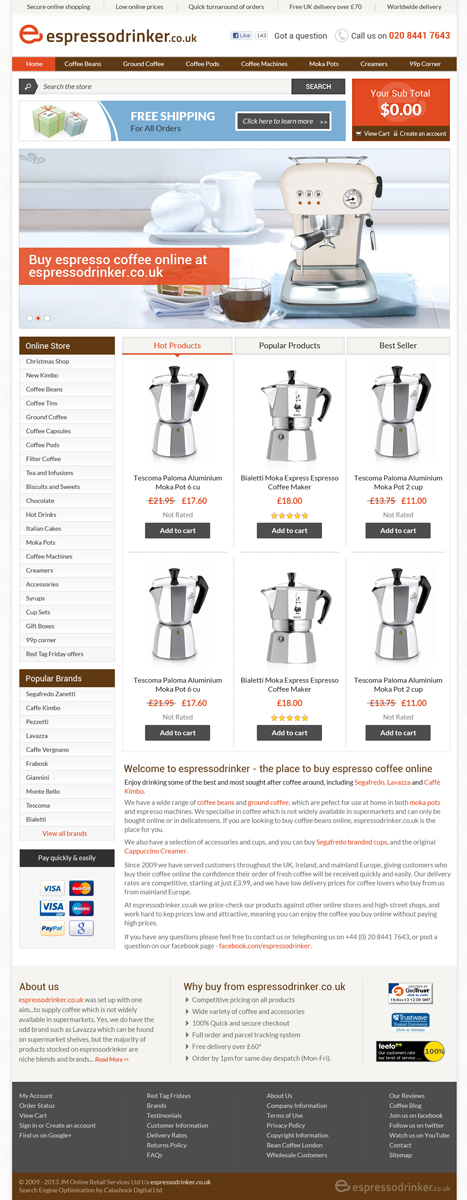 Diseño Web por ESolz Technologies para JM Online Retail Services Ltd | Diseño #2690400
