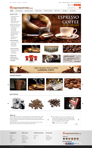 Diseño Web por WirePaper para JM Online Retail Services Ltd | Diseño #2749091
