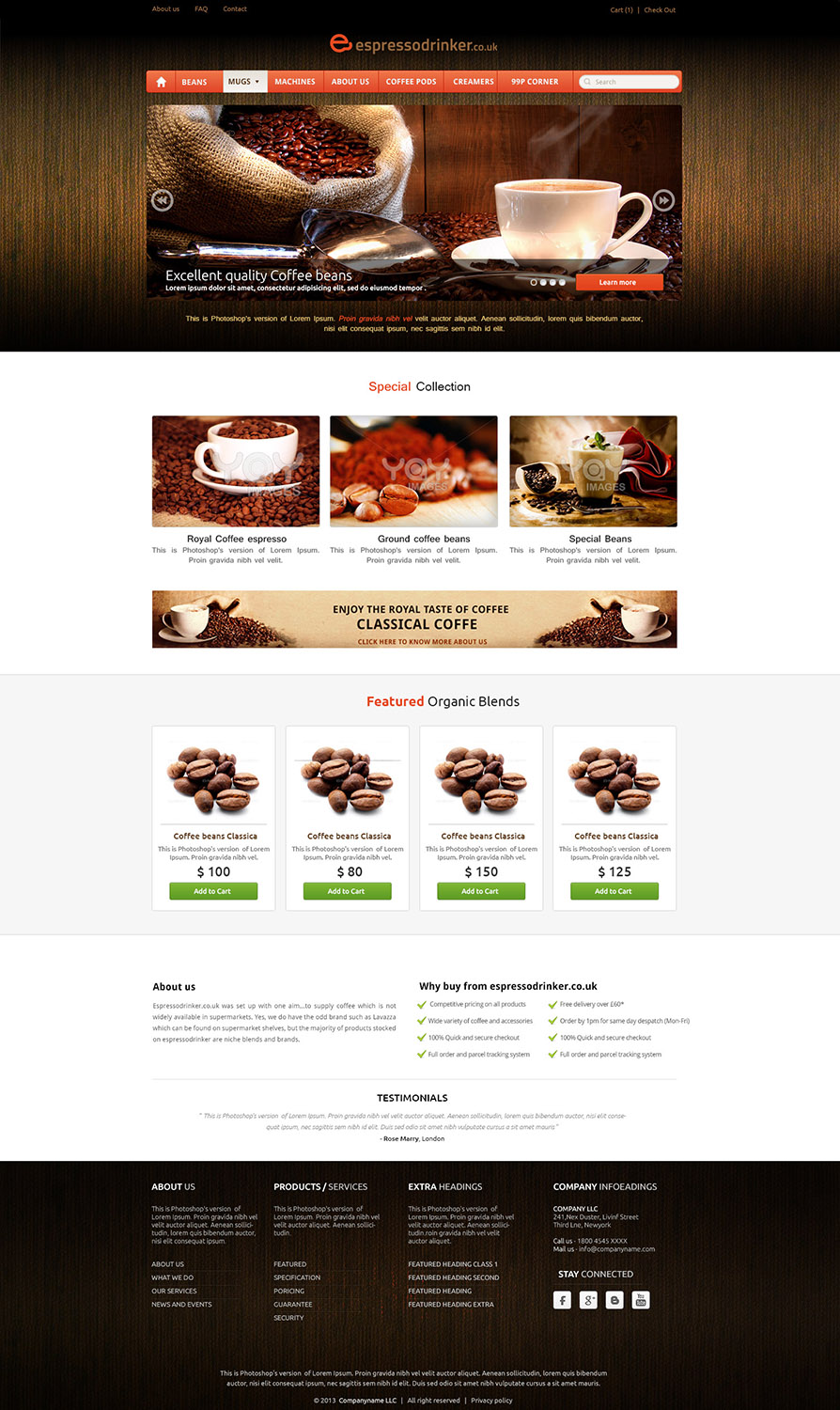 Web Design by WirePaper for JM Online Retail Services Ltd | Design #2749414