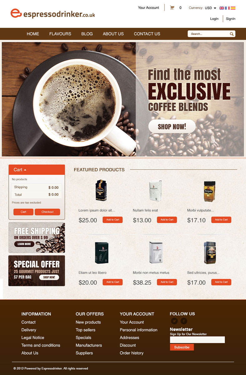 Web Design by TheRCM24 for JM Online Retail Services Ltd | Design #2705258