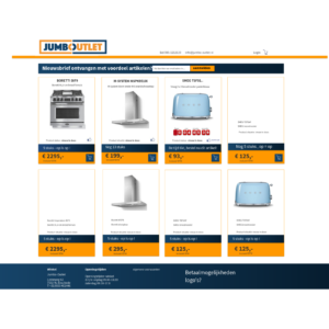 Fresh and new Logo for JumboOutlet see screenshot for impression | Diseño de Logo por Artur Zherdetskii
