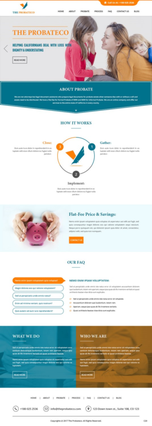 Design Wordpress par pb pour ce projet | Design : #16855211