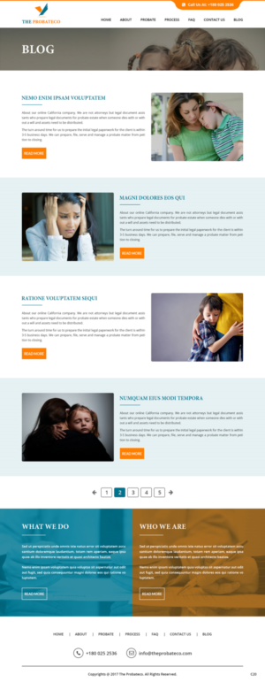 Design Wordpress par pb pour ce projet | Design : #16935525