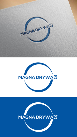 Magna Drywall | Logo Design by fatiyadesign