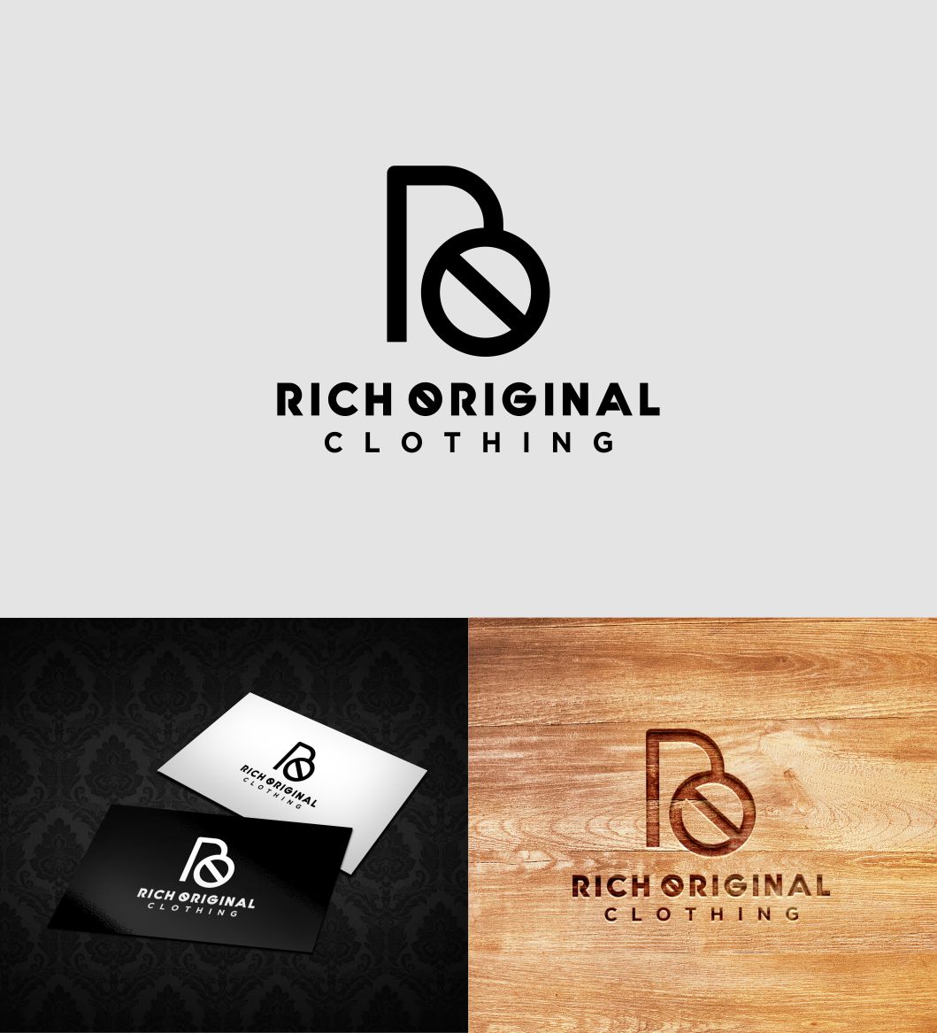 Logo Design by Mariono Fx for Rich Originals Clothing | Design #16833394