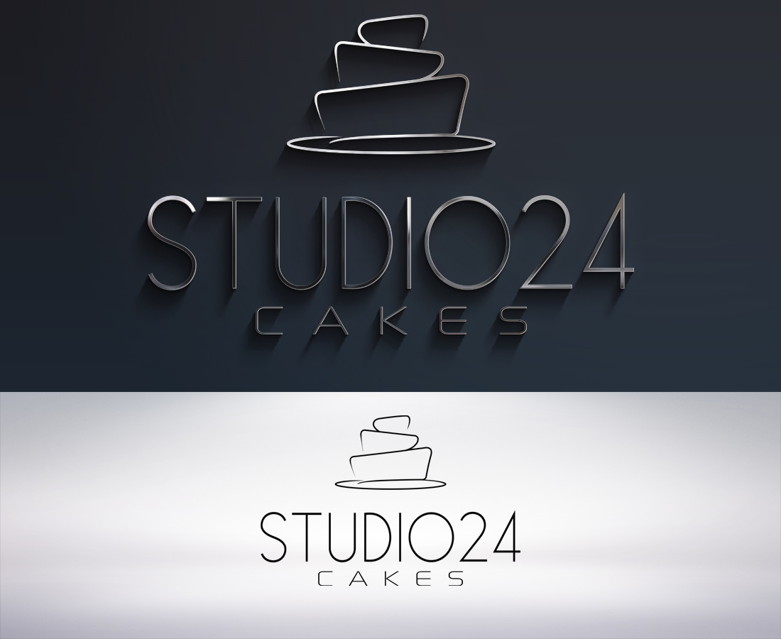Logo Design by Light Hand Design for Studio Twenty-Four Cakes | Design #16835345