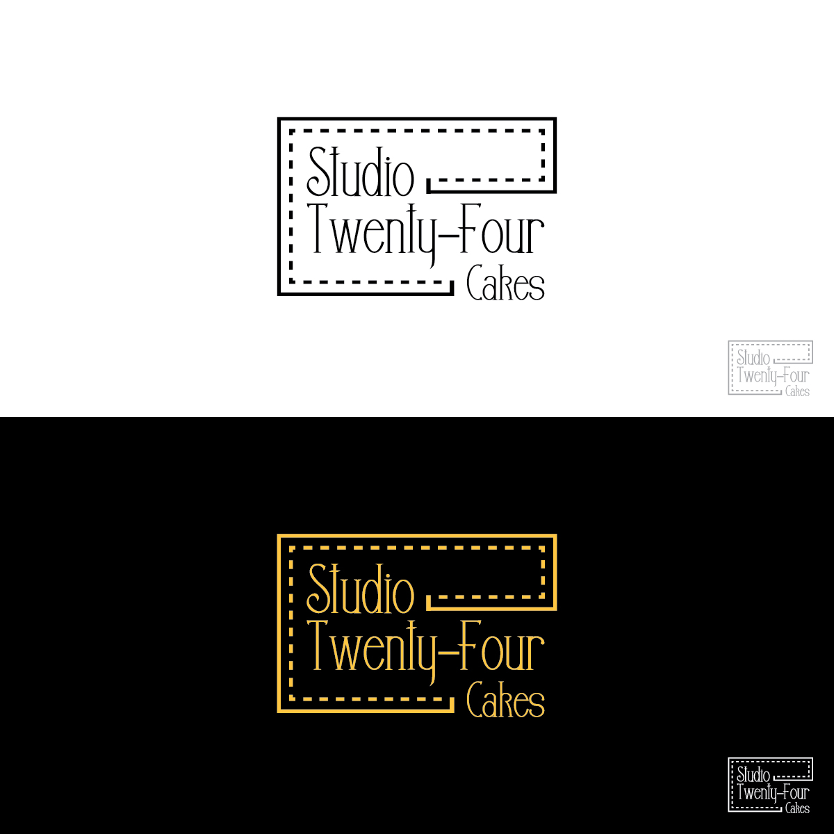 Diseño de Logo por 3Guys para Studio Twenty-Four Cakes | Diseño #16857898