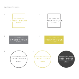 Design de Logo par jacw02 pour Studio Twenty-Four Cakes | Design : #16830713