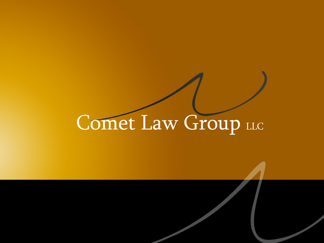 Logo Design by Tempted By Design for Comet Law Group, LLC | Design #42484
