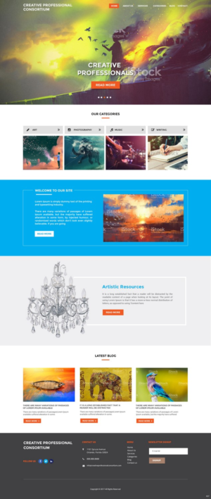 Web Design by pb for Creative Professionals Consortium | Design: #16855077
