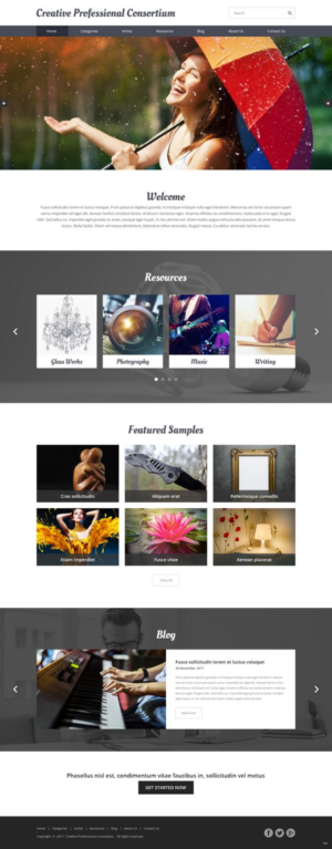 Web Design by pb for Creative Professionals Consortium | Design: #16855089