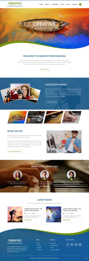Web Design by pb for Creative Professionals Consortium | Design: #16855097