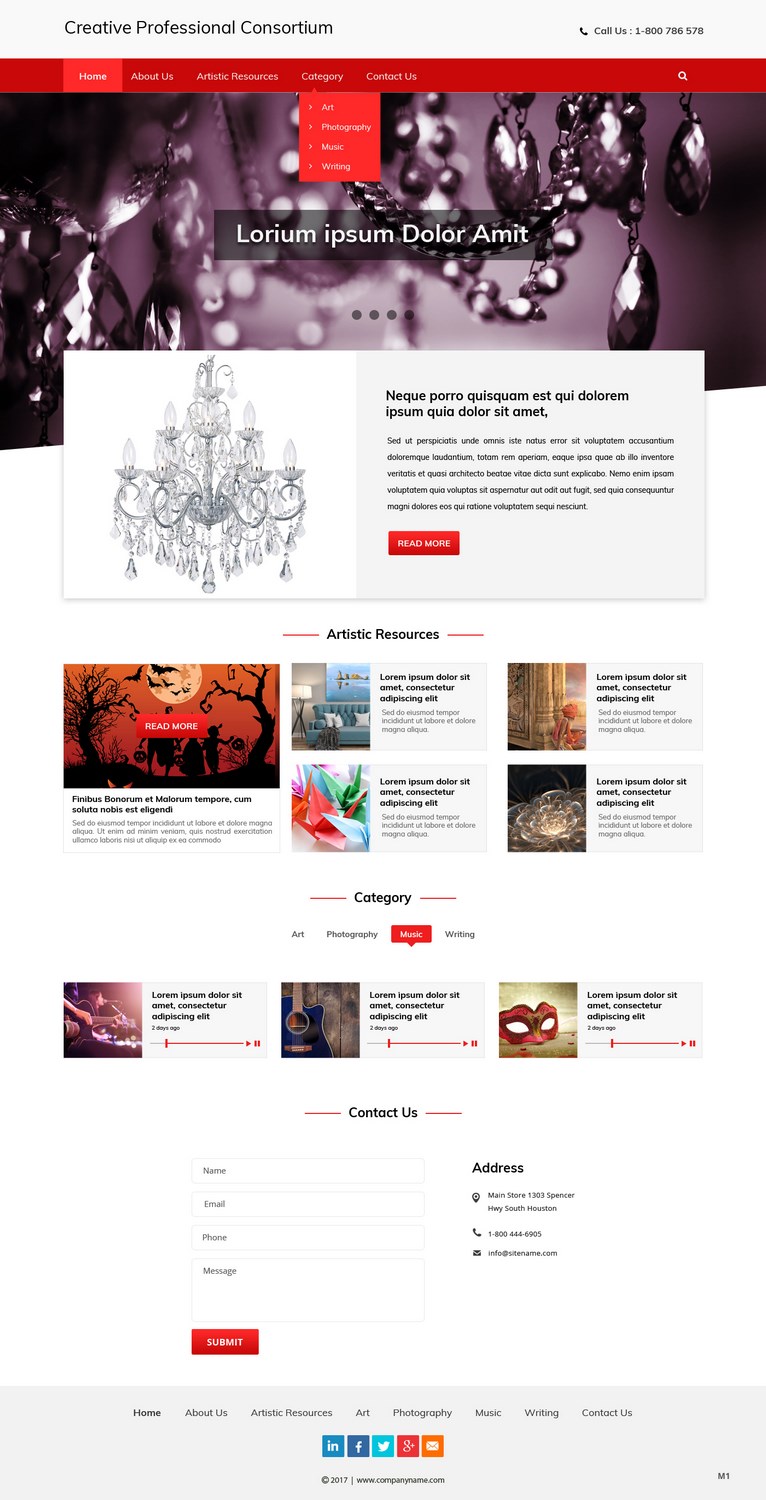 Web Design by pb for Creative Professionals Consortium | Design #16855100