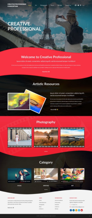 Web Design by pb for Creative Professionals Consortium | Design: #16855101