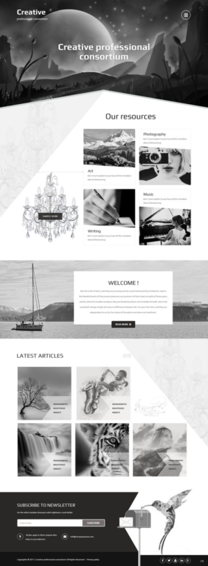 Web Design by pb for Creative Professionals Consortium | Design: #16855107