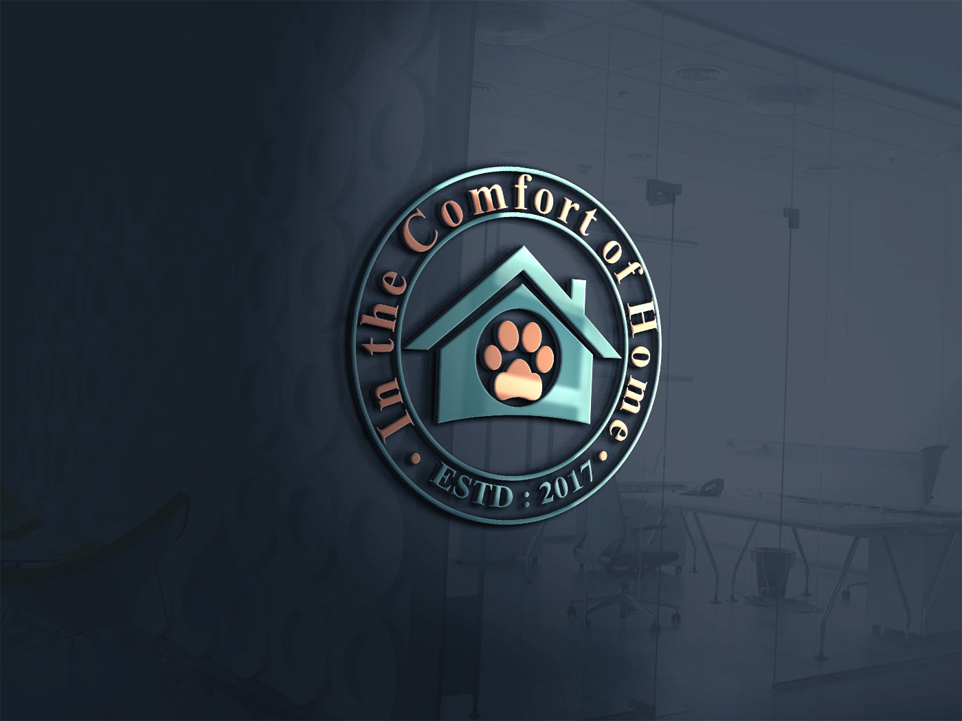 Logo Design by Alhamduliallah for In the Comfort of Home | Design #16849454