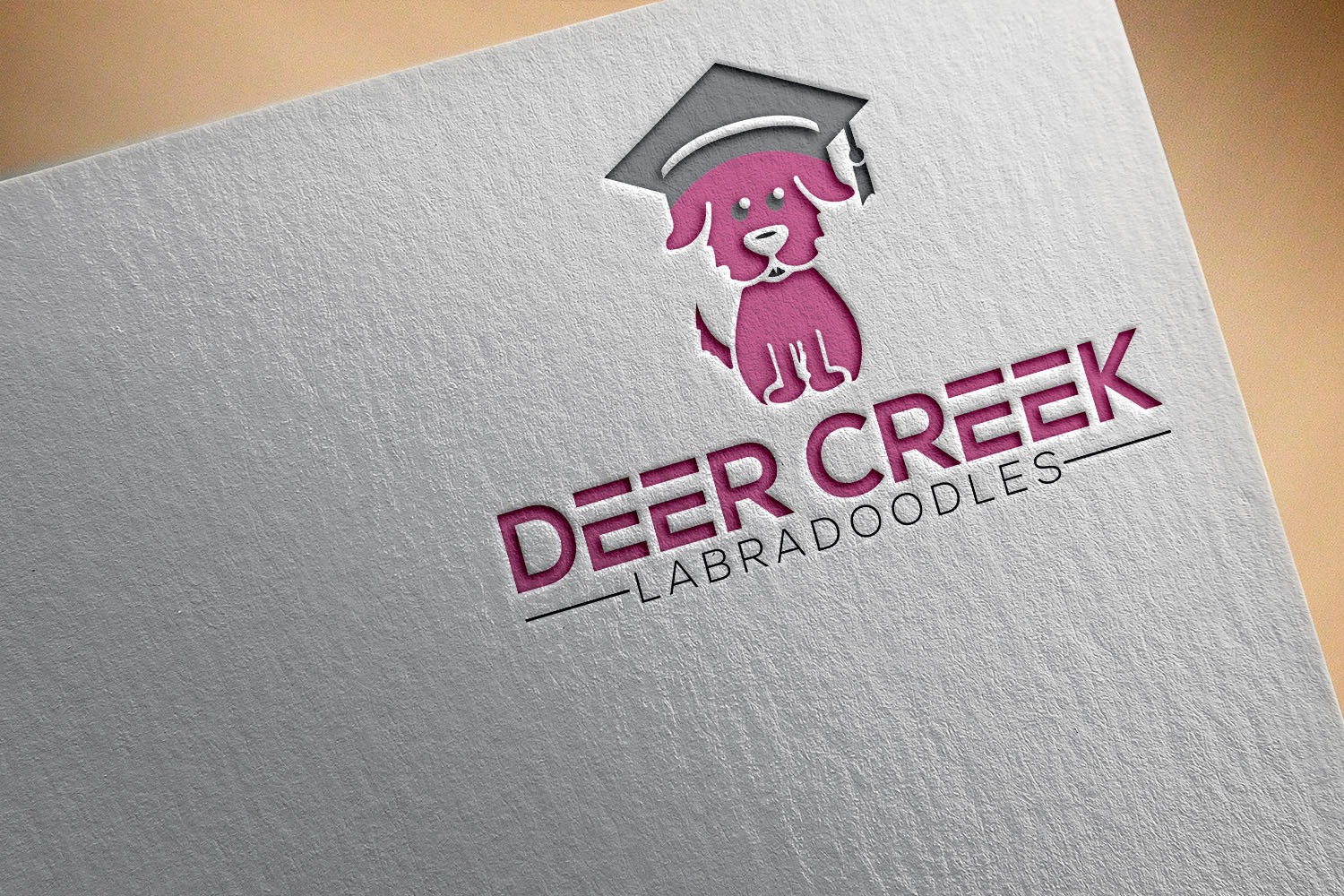 Logo Design by Alhamduliallah for Deer Creek labradoodles | Design #16914054