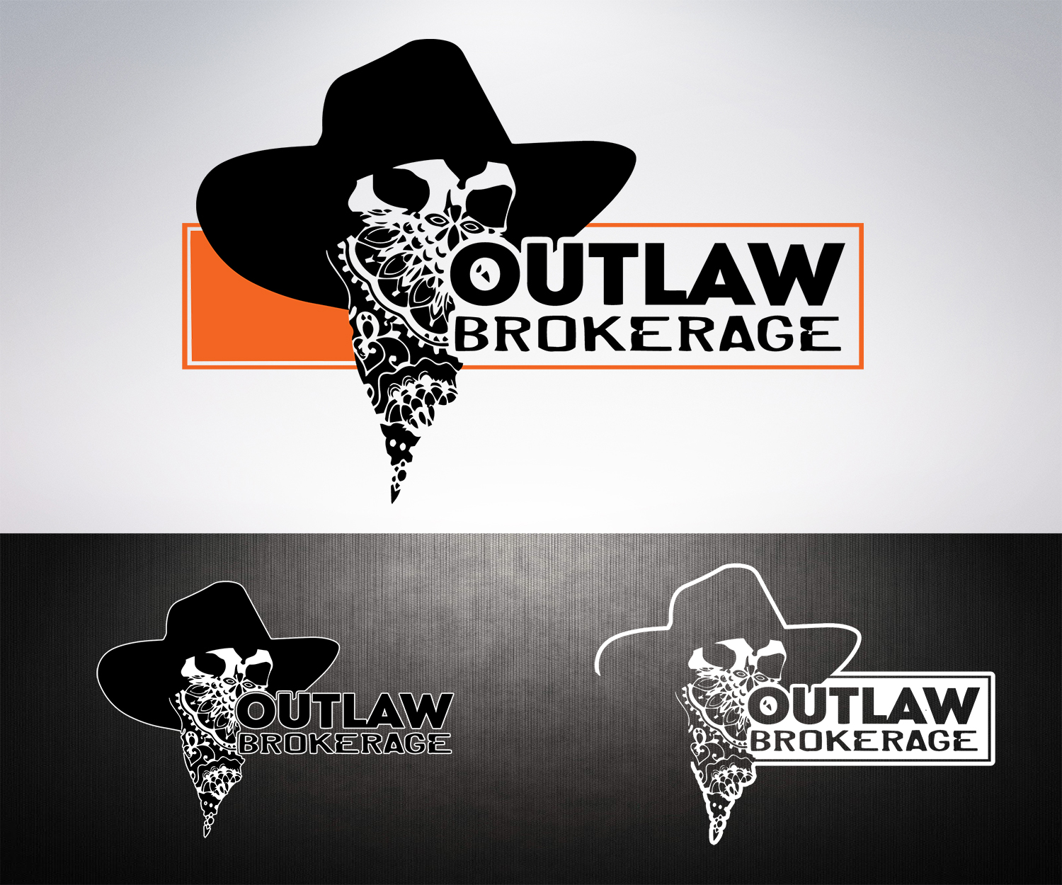 Logo Design by Light Hand Design for Outlaw Brokreage | Design #16966488