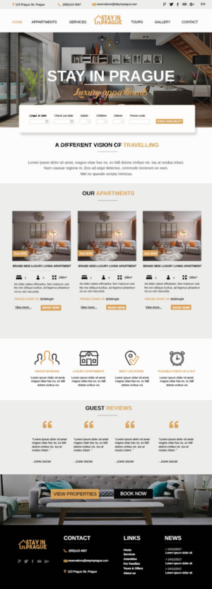 Web Design by Dessyangelova for this project | Design: #16904615